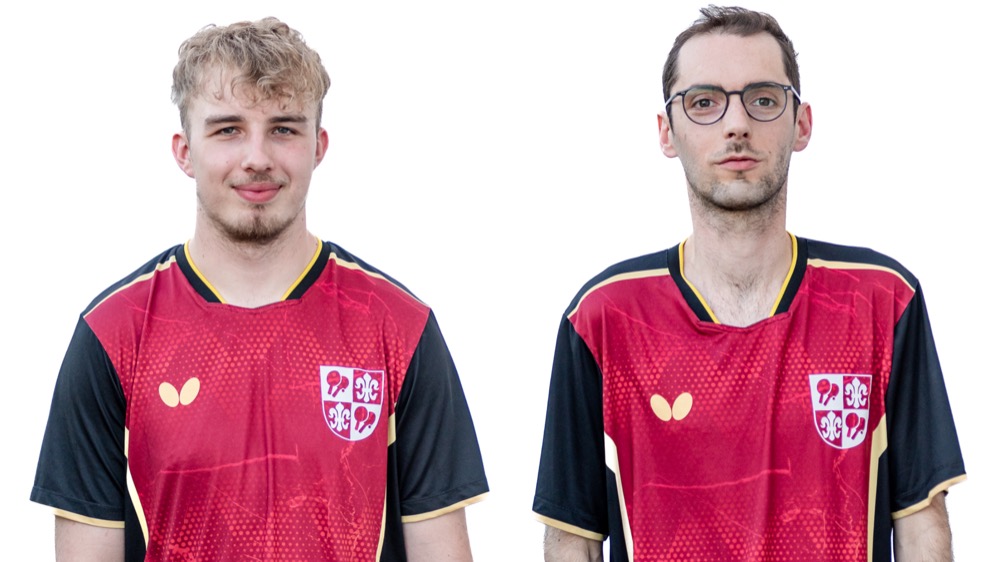 Justin Funk und Andreas Strohmenger im Trikot des TSV Karlstadt
